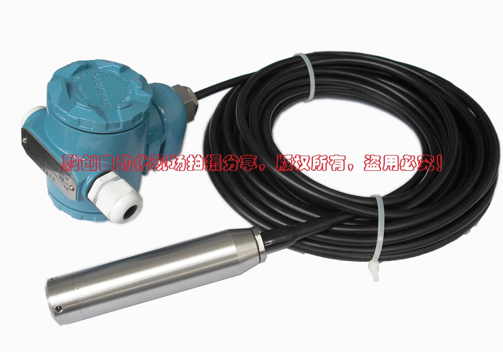 投入式液位變送器生產(chǎn)廠(chǎng)家，福建廈門(mén)投入式液位變送器廠(chǎng)家，精度0.2級(jí)，融創(chuàng)自動(dòng)化與眾多污水處理廠(chǎng)合作，為中農(nóng)集團(tuán)定制120米量程投入式液位變送器